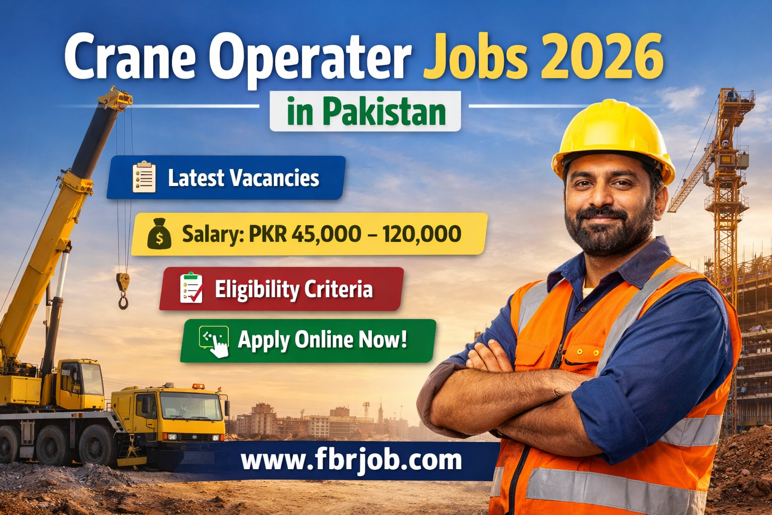 Crane Operater Jobs 2026 Join Now