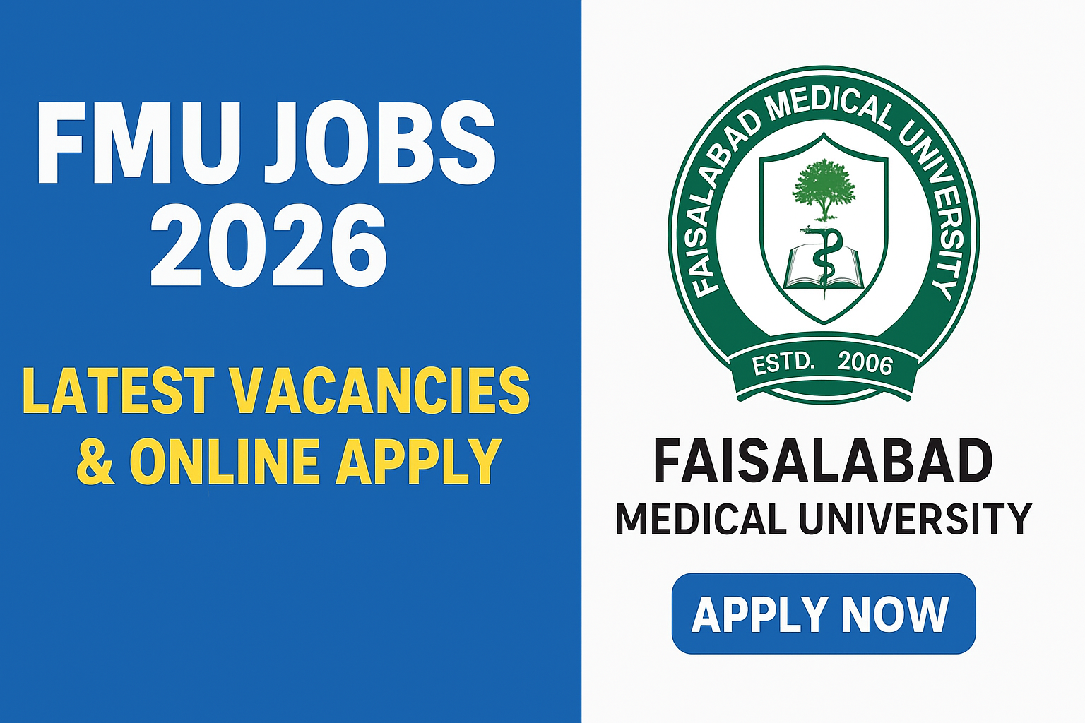 FMU Jobs 2026 Join Now