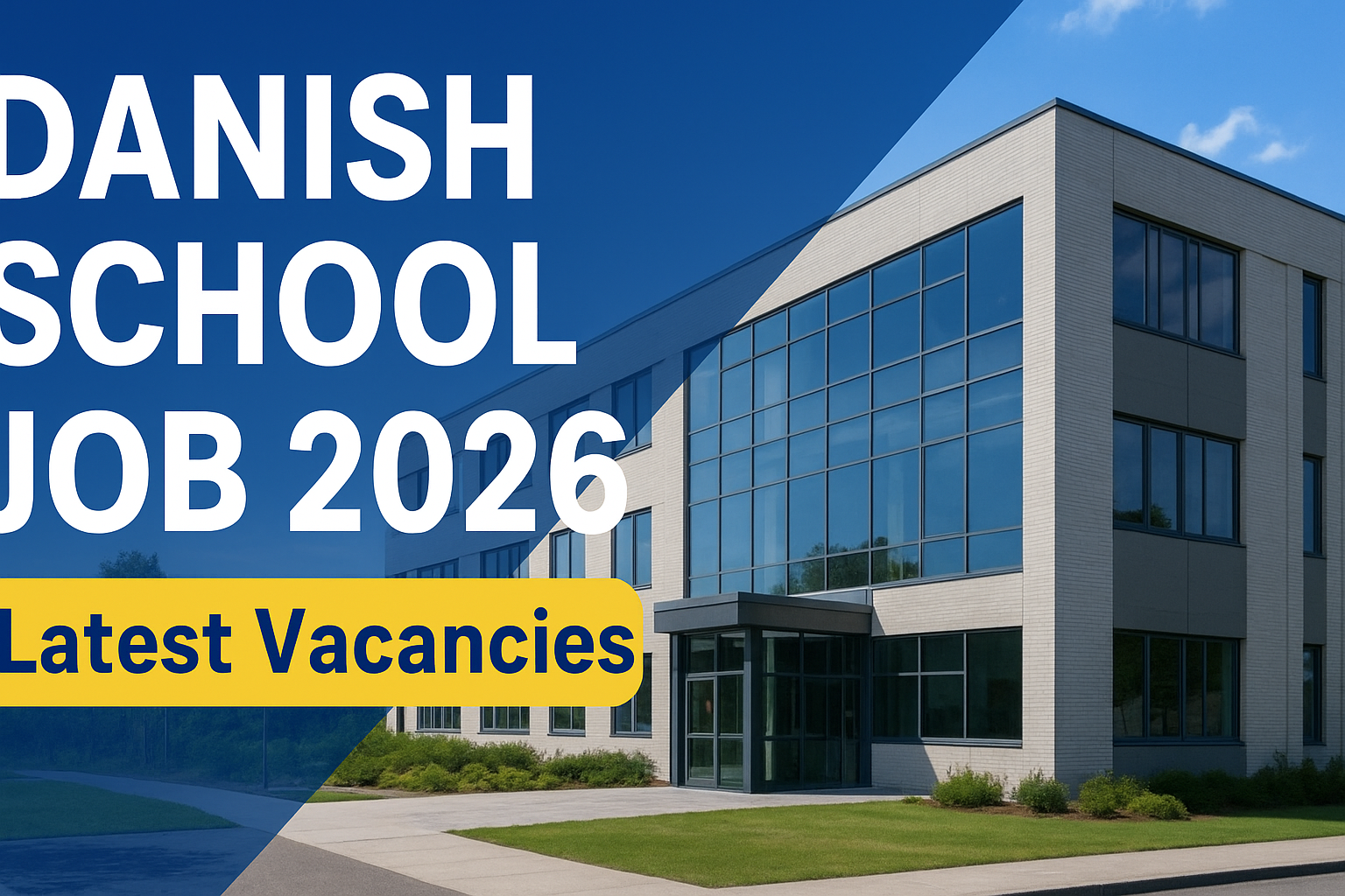 Danish School Jobs 2026 Join Now
