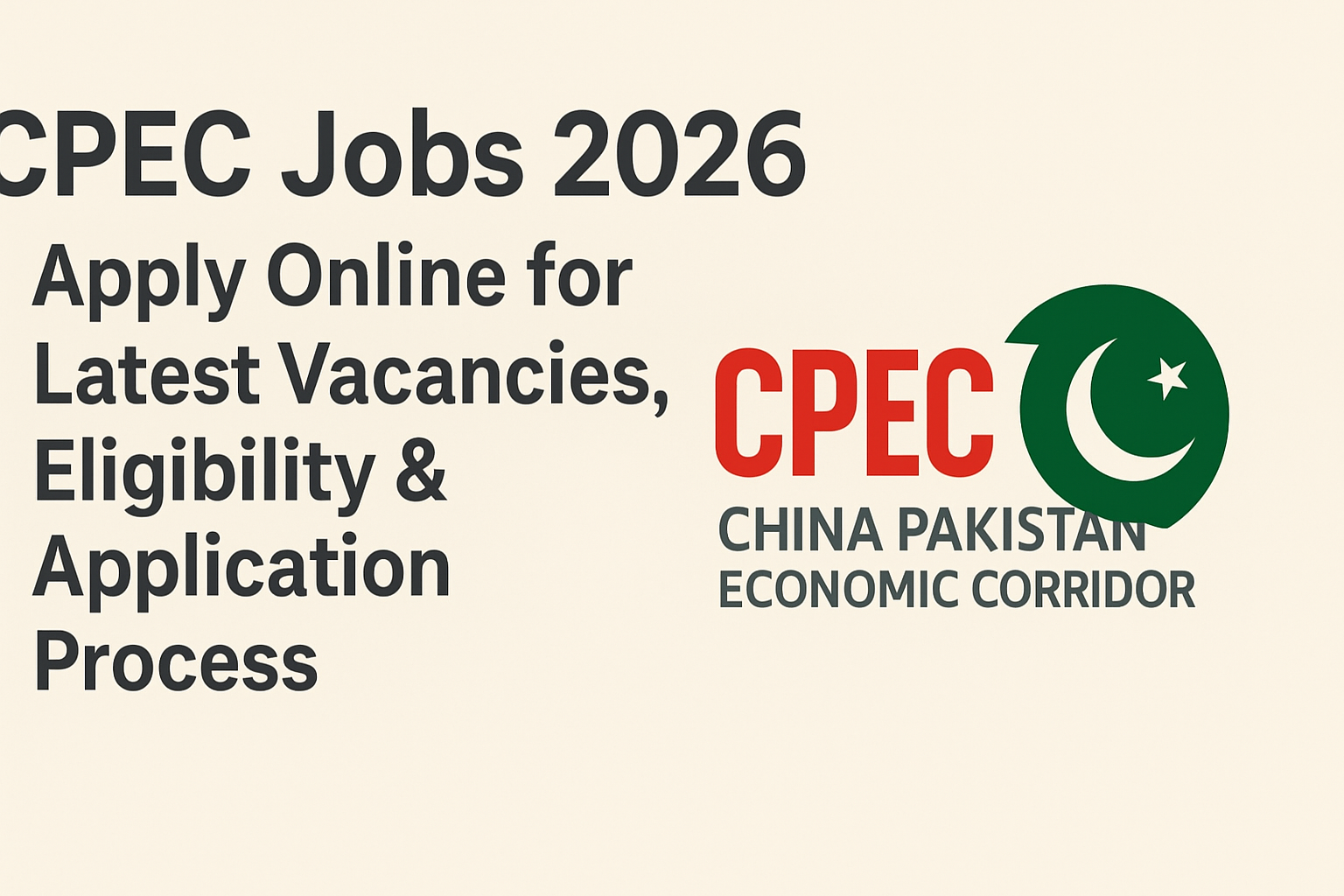 CPEC Jobs 2026 Join Now